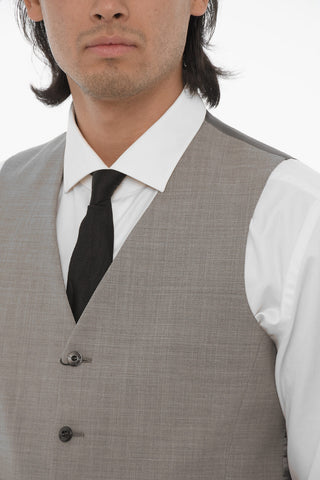 CC COLLECTION Wool Blend RESET Waistcoat with Back Adjuster
