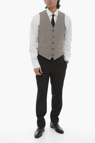 CC COLLECTION Wool Blend RESET Waistcoat with Back Adjuster