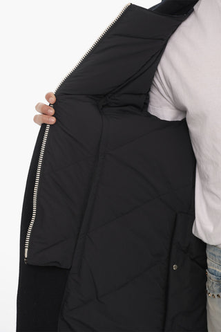 Cappotto in Lana con Bottoni Automatici 