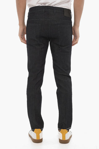 Regular Waist Skinny Fit Piping Jeans