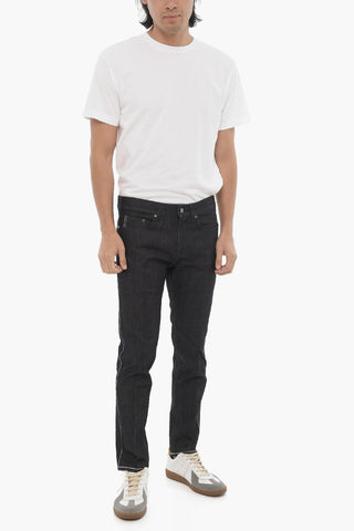Regular Waist Skinny Fit Piping Jeans
