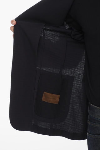 ID Blazer Sfoderato in Misto Lana Vergine