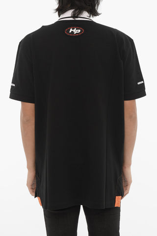 Pique Cotton INFLUENCER 3-Buttons Polo Shirt with Maxi Embroidery