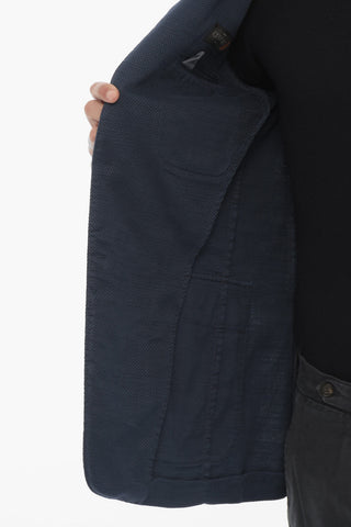 ID Blazer in Misto Cotone con Tasche Utility
