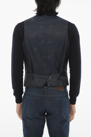 CC COLLECTION Virgin Wool RESET Waistcoat with Jetted Pockets