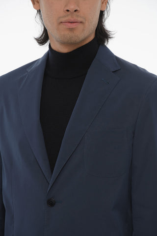 CIRCLE Cotton Blend Unlined Blazer with Patch Pockets