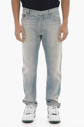 ROCKSTUD UNTITLED 06. 18cm Stonewashed Denim Jeans