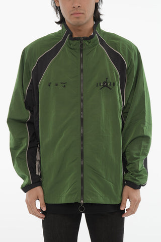 AIR JORDAN Nylon Windbreaker with Contrast Side Bands