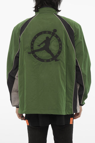 AIR JORDAN Nylon Windbreaker with Contrast Side Bands