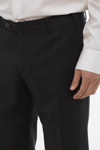 Abito 3 Pezzi con Gilet CERIMONIA ACADEMY in Lana Vergine Uno Spacco Collo Sciallato