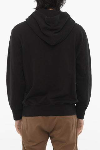 Slim Fit Hoodie with Ton sur Tone Print