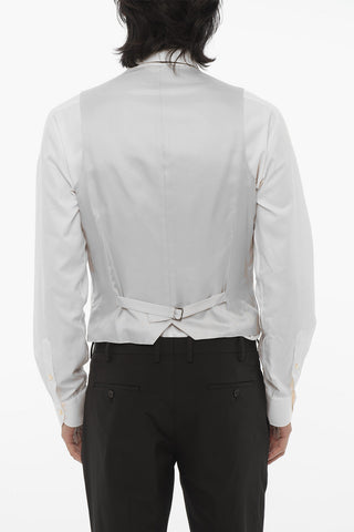 CC COLLECTION Virgin Wool CERIM.RESET Waistcoat with Jetted Pocket