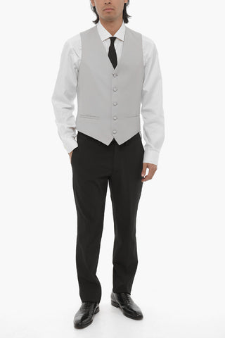 CC COLLECTION Virgin Wool CERIM.RESET Waistcoat with Jetted Pocket
