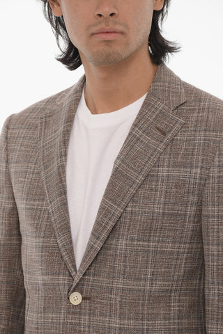 Side Vents Notch Lapel GATE 2-Button Blazer