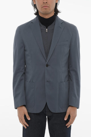 ID Wool Blend Blazer with Removable Chest Piece