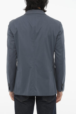 ID Wool Blend Blazer with Removable Chest Piece