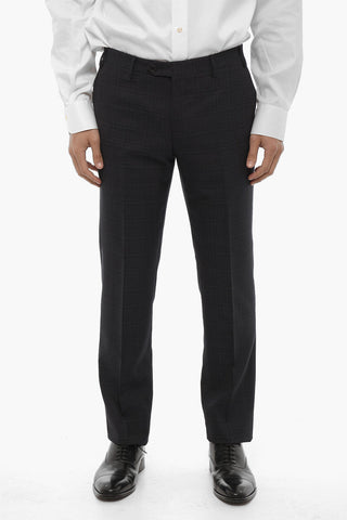 Virgin Wool Peak Lapel ACADEMY Double-Breasted Suit
