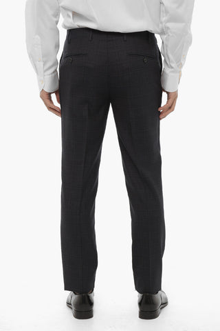 Virgin Wool Peak Lapel ACADEMY Double-Breasted Suit