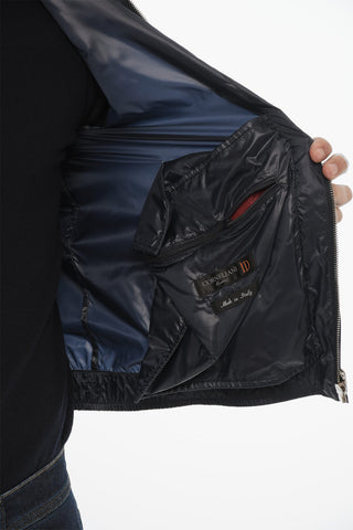 ID Nylon Hooded Windbreaker with Front Zip