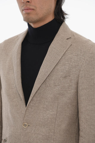 ID Side Vents Notch Lapel IDENTITY 2-Button Blazer