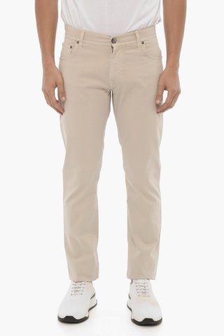 ID LUXURY DENIM Jeans Ricamati Ton-sur-ton