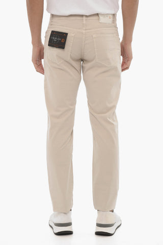 ID LUXURY DENIM Jeans Ricamati Ton-sur-ton