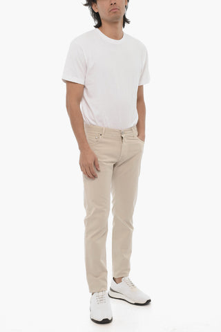 ID LUXURY DENIM Jeans Ricamati Ton-sur-ton