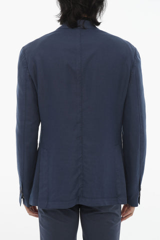 CC COLLECTION Blazer in Misto Lana con Tasche a Toppa