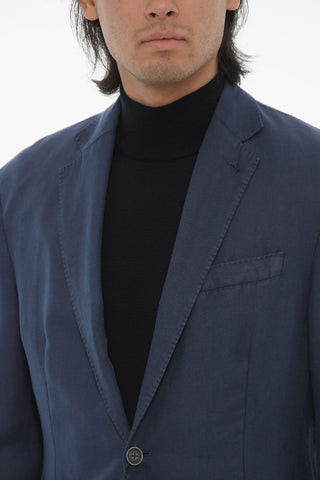 CC COLLECTION Blazer in Misto Lana con Tasche a Toppa