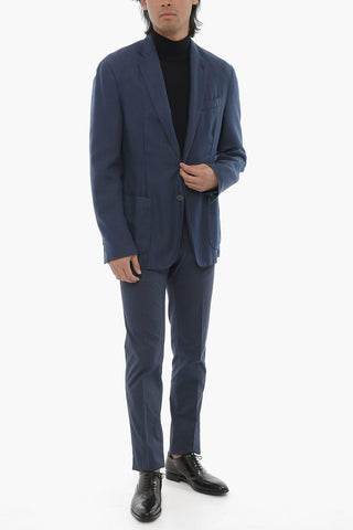 CC COLLECTION Blazer in Misto Lana con Tasche a Toppa