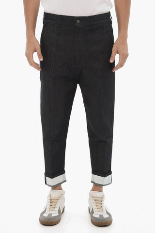 Dropped Crotch Jeans with 4 Pockets