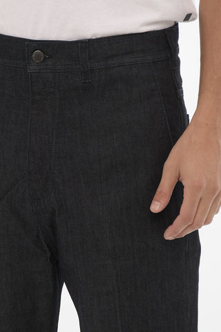 Dropped Crotch Jeans with 4 Pockets