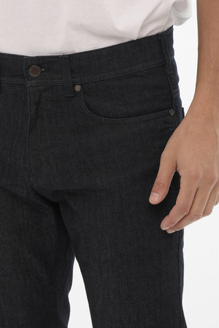 Skinny Fit Jeans with Cuffed Hem