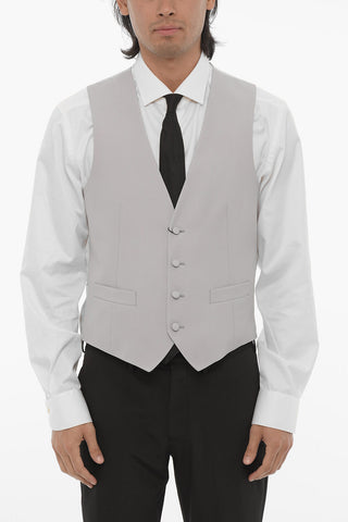 CC COLLECTION Virgin Wool Waistcoat with Back Adjuster