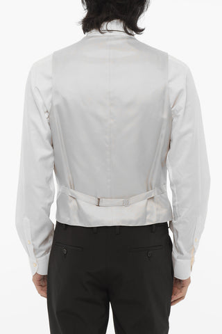 CC COLLECTION Virgin Wool Waistcoat with Back Adjuster
