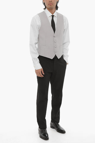 CC COLLECTION Virgin Wool Waistcoat with Back Adjuster