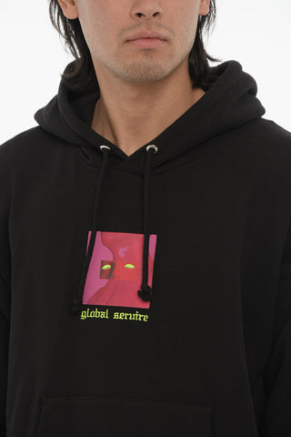 Brushed Cotton S-ALBY-X5 Hoodie with Contrasting Detail