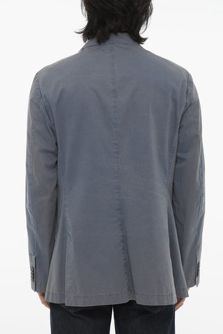 ID Cotton Half-Lined Blazer with Patch Pockets