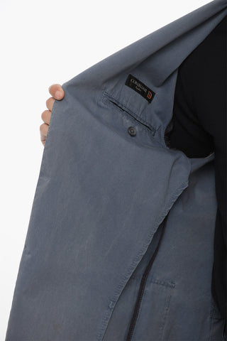 ID Cotton Half-Lined Blazer with Patch Pockets