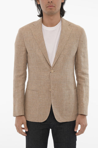 CC COLLECTION Cotton and Linen REWARD 2-Button Blazer