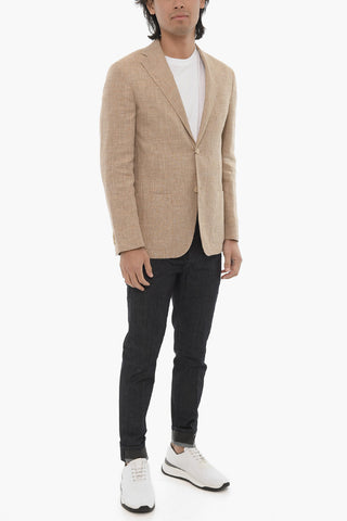 CC COLLECTION Cotton and Linen REWARD 2-Button Blazer