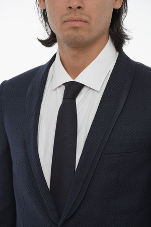 Blazer Jacquard CERIMONIA ACADEMY con Rever a Scialle