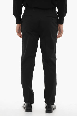CC COLLECTION Stretch-Baumwoll-Chinohose mit Gürtelschlaufen
