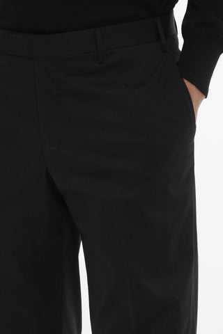 CC COLLECTION Stretch-Baumwoll-Chinohose mit Gürtelschlaufen