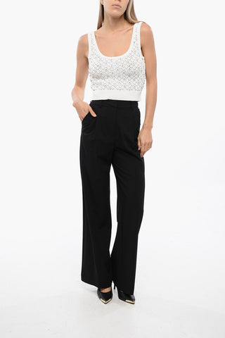 Openwork-Top RUIO mit Strass-Applikation