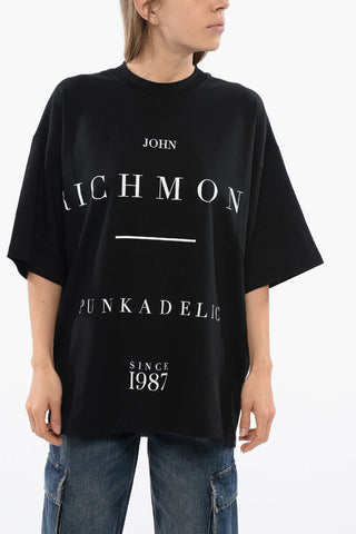T-shirt Over PELAC con Stampa a Contrasto