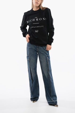 Oversized Sweatshirt JOSOIN with Contrast Print