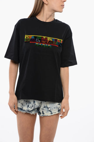 Loose-fit T-shirt with Terry Cotton Logo