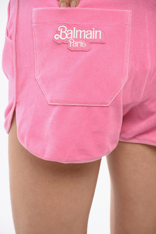 BARBIE Shorts in Velluto con Coulisse