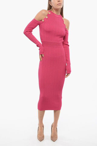 Knitted Off-Shoulder Dress
